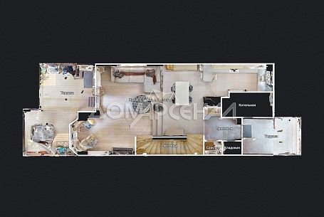 Коттеджный поселок 11256 ЖК Дубровка. Готовый к проживанию таунхаус