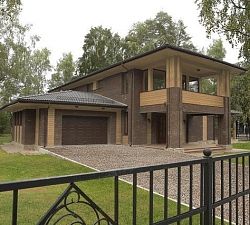 11703 КП Крекшино. Стильный дом площадью 492 кв.м