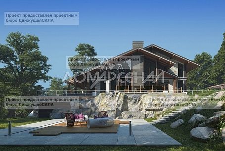 КП 8843 Минзаг. Участок с великолепным видом на реку Пахра с проектом дома. 