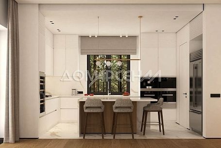 КП 10888 Рожновка. Современный коттедж на лесном участке Новая Москва