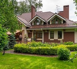 11436 КП Антоновка. Элитный кирпичный меблированный дом в стиле современного шале