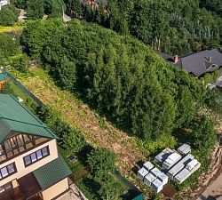 8843 Минзаг. Участок с великолепным видом на реку Пахра с проектом дома. 