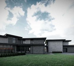 11410 КП Черничные поля. Дом в стиле Райта под отделку