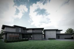 11410 КП Черничные поля. Дом в стиле Райта под отделку