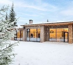 11483 КП Зеленая роща-1. Одноэтажная вилла с панорамными окнами 