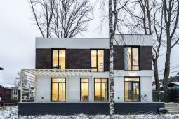 11043 КП Лисья горка. Современный коттедж в дубовой роще