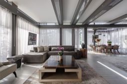 10734 КП Новорижский. Стильный современный коттедж с элементами ЭКО-стиля