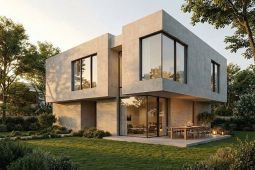 11584 КП «МЫС». Современный дом с большими зонами остекления