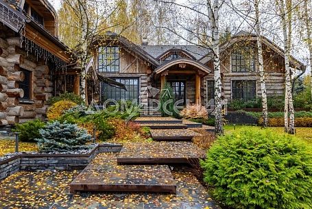 КП 11460 Афинеево. Шале из сухостойного бревна Kelo КП 11460 Афинеево. Шале из сухостойного бревна Kelo