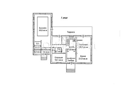 Коттеджный поселок 11454 КП Большое Покровское. Меблированный дом в стиле современной классики