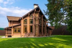 11224 Минзаг. Авторское шале из клееного бруса на прилесном участке