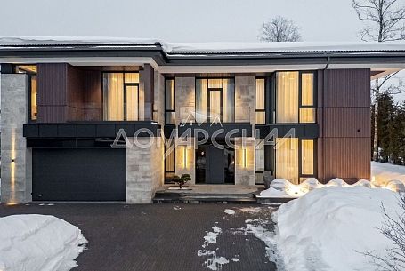 Коттеджный поселок 11562 КП Монтевиль. Современный дом со СПА-зоной