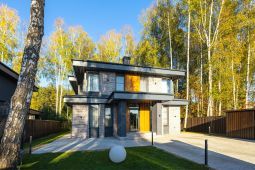 11386 КП Стольный. Готовое решение для комфортной жизни — современный дом в березовой роще