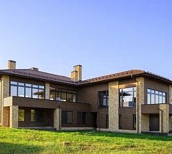 11561 КП Усадьба Бергов. Современный дом в стиле Райта